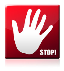 Stop! Button, icon