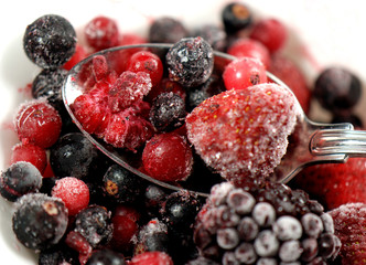 Tiefkühlte Beeren