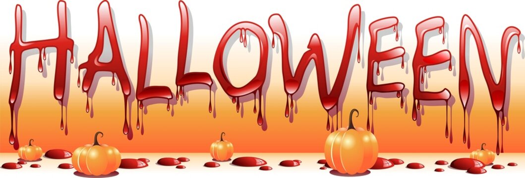 Halloween di Sangue-Bloody Halloween-Vector