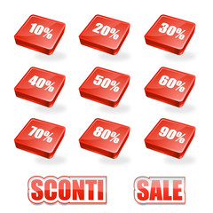 Percentuali Sconti Rossi