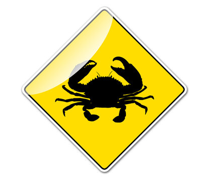 Pegatina cangrejo