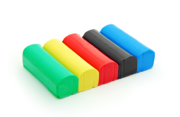 modeling clay isolated