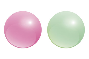 chewing gum bubbles