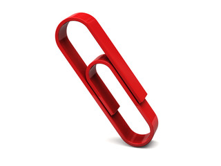 Red paperclip icon