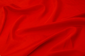 Red texture silk material