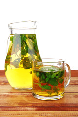 tea with mint