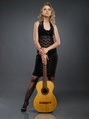 girl with guitar