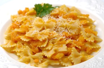 Pasta con la zucca