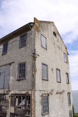 Fototapeta premium Gebäude auf der Gefängnisinsel Alcatraz