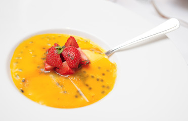 Delicious creme brulee