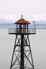 Fototapeta na wymiar Wachturm von Alcatraz