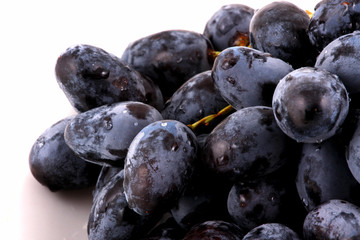 Violet wine grapes