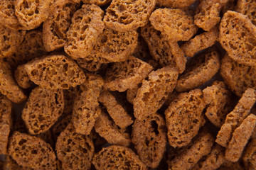 Rusk texture. Closeup.