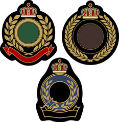 emblem badge shield design
