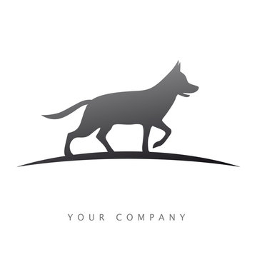 logo entreprise, chien