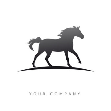 logo entreprise, cheval