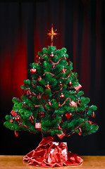 decorated Christmas tree