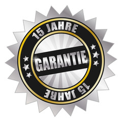 15 Jahre Garantie