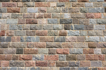 Wall of Granite Blocks