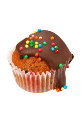 muffin on the white
