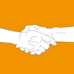 poign&eacute;e de main