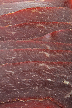 gros plan sur tranches de grison