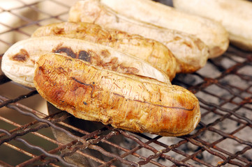 Grilled banana