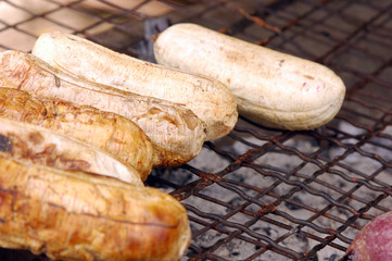 Grilled banana