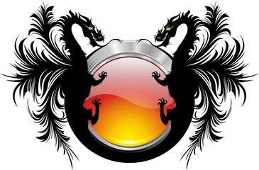 Drago Icona-Dragon Icon-Vector © BluedarkArt