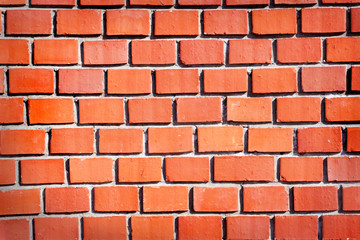 Obraz premium Red brick wall background