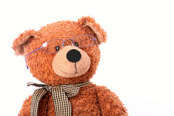 Teddybär mit Brille