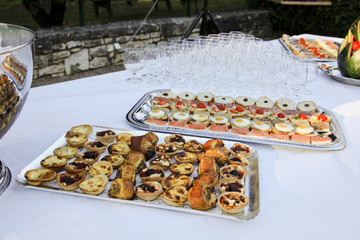 Plateaux de toasts