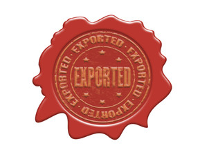 Fototapeta premium Exported wax seal
