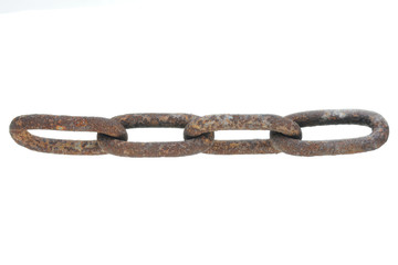 Obraz premium Large rusty chain.