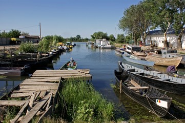 Fototapeta premium Sfantu Gheorghe - Hafen