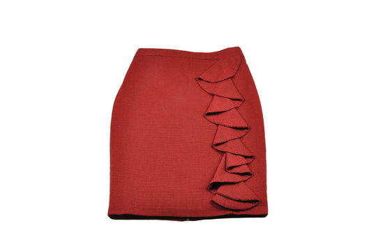 Red skirt