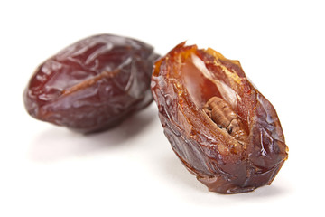 Big date on white
