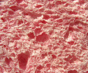 Close-up of scrub sponge texture