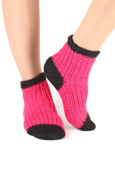 woollen socks.