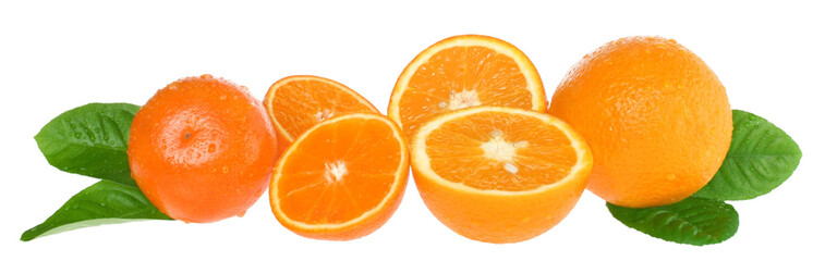 Orange and tangerine slices.