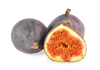 Figs isolated on white background