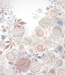 floral background, eps10