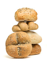 Fototapeta na wymiar bread roll abstract