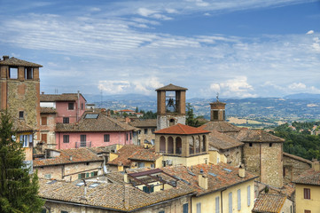 Fototapeta na wymiar Widok Perugia. Umbria.