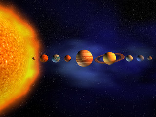 Solar system © Orlando Florin Rosu