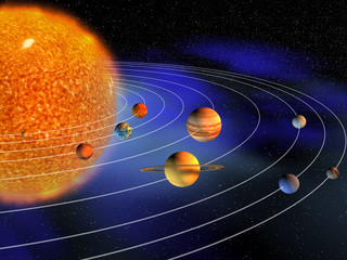 Solar system © Orlando Florin Rosu