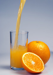 Orange and juice