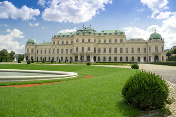 Obraz premium Belvedere palace in Vienna