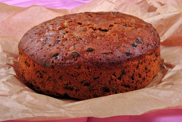 selbst gebackener Fruchtkuchen