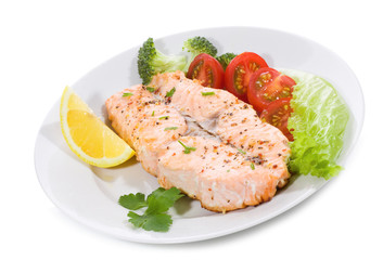 grilled salmon